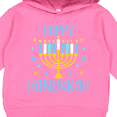 thumbnail image 3 of Inktastic Happy Hanukkah with Menorah and Stars Toddler Hoodie, 3 of 4