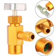 thumbnail image 2 of Adaptateur de Filetage SAE 1/4 Pouces R-134a R-134 Robinet de Réfrigérant AC Outil de Distributeur de Canette Filetage AC 1/2 Pouces, 2 of 5