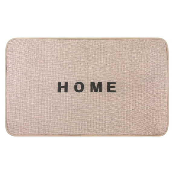 Unique Bargains Boho Bathroom Rugs Absorbent Non Slip Washable Bath Rugs Khaki 20" x 32"