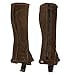 thumbnail image 3 of Perri's Zipper Adult Half Chap, Brown, Medium, 3 of 4