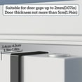 thumbnail image 4 of Tutuviw Over the Door Hook,Cat Design Wall Hooks Over Door Hook with 7 Hooks for Back of Bedroom Bathroom Door Punch-Free Coat Rack Organizer Clothes Key Holder Towel Door Coat Hanger,Black, 4 of 7