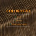 thumbnail image 2 of Easyouth Tape in Hair Extensions Human Hair Balayage Invisible Tape in Human Hair Extensions Dark Brown Mix Medium Brown Highlights for Brown Short Hair Extension Tapes in 12Inch 20Pcs 30G, 2 of 3