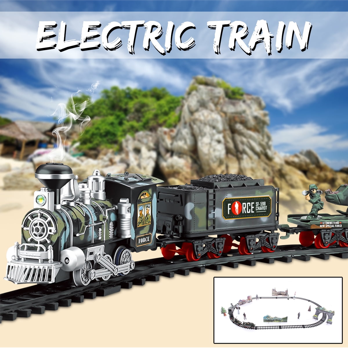 electric train with remote control