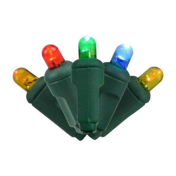 1 Pc, Celebrations Platinum Led Mini Multicolored 50 Ct String Christmas Lights 25 Ft.