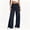 Navy L, variant on Jeans for Women High Waisted Wide Leg Baggy Jeans Pull On Straight Leg Stretchy Elastic Waist Denim Pants with Pockets Casual Trousers for Everyday Activities and Wear 2026 Army Green L