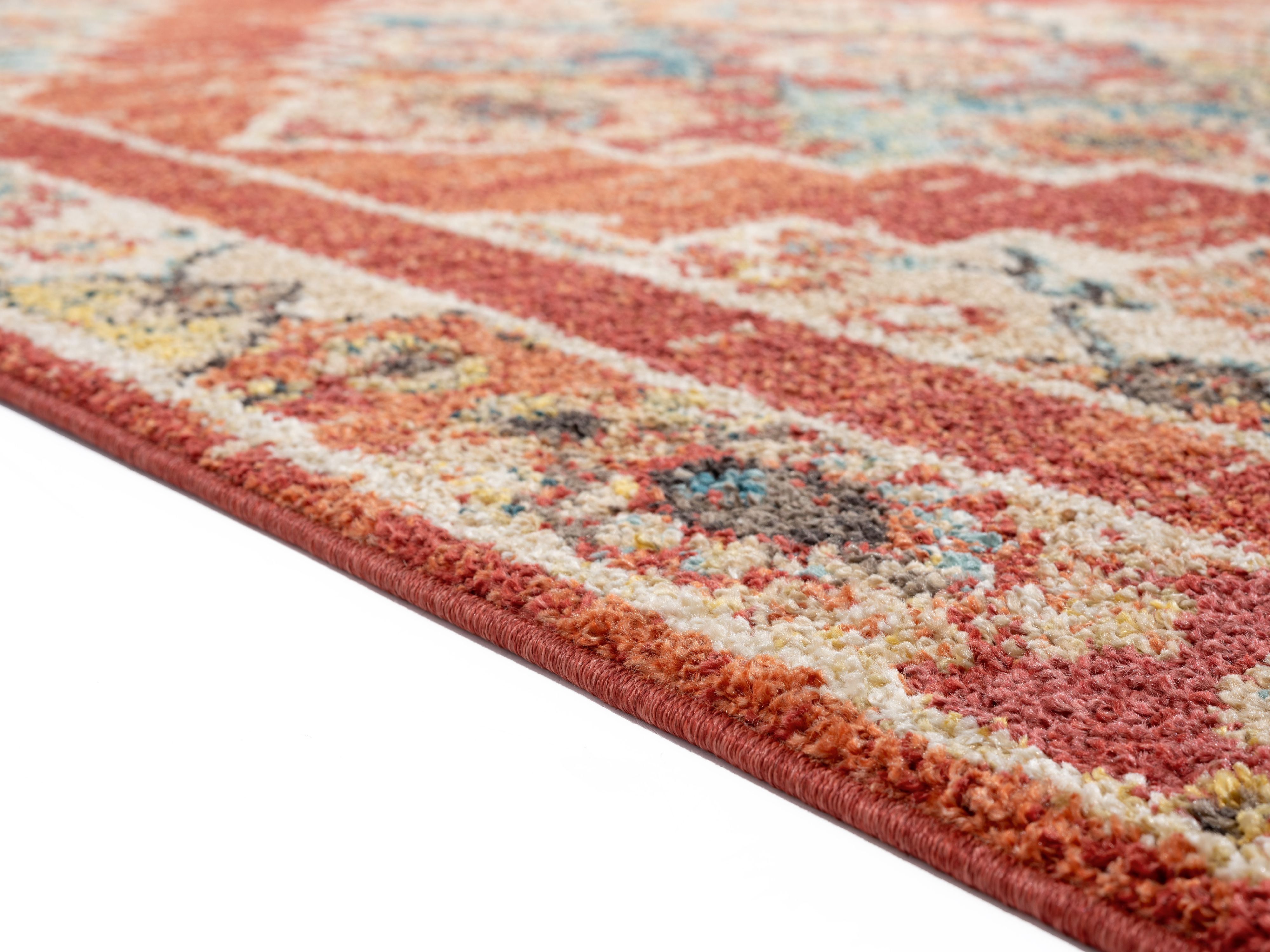 United Weavers Storybrooke Annabeth Oriental Brick Woven Olefin/Frieze Area Rug or Runner
