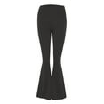 thumbnail image 4 of Rovga Womens Workout Bottoms Leggings Female High Waist Wide Leg Palazzo Bell Bottom Yoga Pants Flare Pants Trousers, 4 of 8