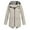 Beige, variant on BRGZLK Women's Plus Size Raincoats Trendy Solid Zipper Loose Long Sleeve Outdoor Windproof Windbreaker Long Hooded Trench Coat with Pocket Beige XXL