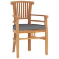 thumbnail image 2 of vidaXL 5 Piece Garden Dining Set Solid Wood Teak, 2 of 5