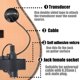 thumbnail image 3 of Piezas De Guitarra Eléctrica Piezo Contact Micrófono Pickup EQ Para, 3 of 7