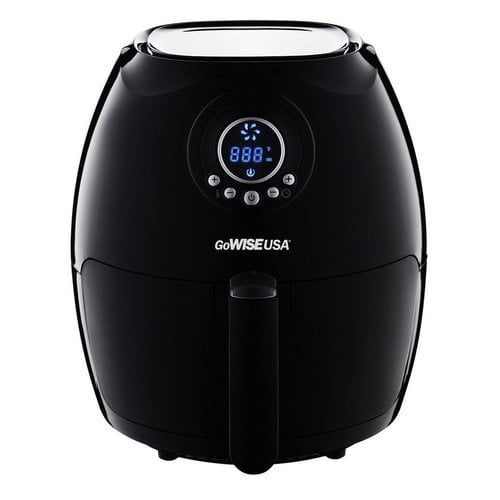 Caynel 5 Quart Compact Air Fryer,1400W Compact Non-Stick Dishwasher-Safe  Basket, Black