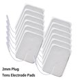 thumbnail image 2 of 20/50pcs 9x5cm 2mm Plug Reusable Tens Electrode Pads for Digital Acupuncture Therapy Massager Electric Muscle Stimulator, 2 of 5