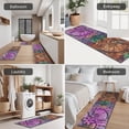 thumbnail image 5 of Multicolor Paisley and Floral Pattern Kitchen Rugs Sets Of 3,Kitchen Runner Rugs Non Skid Washable,Decorative Kitchen Floor Mats for Kitchen,Sink,Laundry,17"x30"+ 17"x47" + 17"x59", 5 of 6