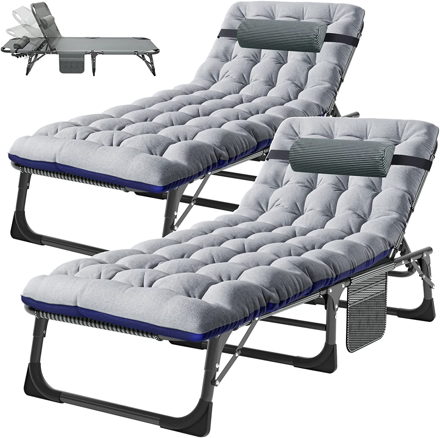 FICISOG Foldable Sleeping Cots for Adults,Portable Folding Camping Cot