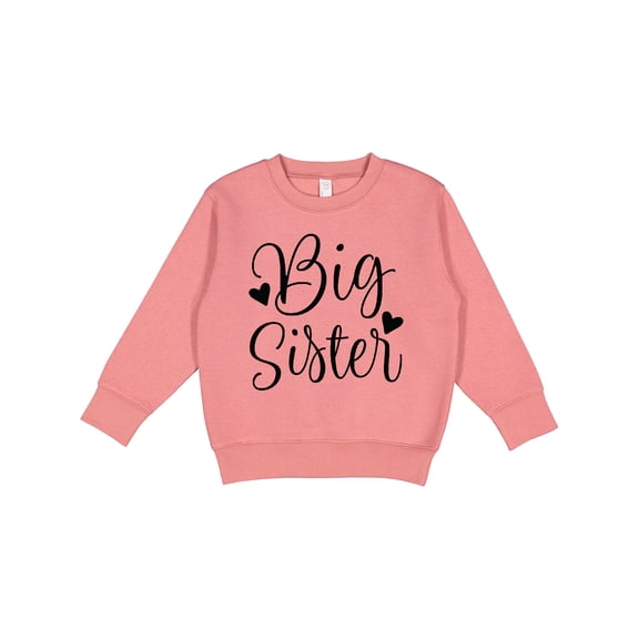 Inktastic Big Sister Girls Cute Announcement Toddler Sweatshirt