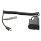 thumbnail image 5 of cable adaptador,Reemplazo de USB a batería ficticia LP E6 60Da,Cable adaptador de alimentación extensible Batería ficticia,Batería ficticia Tipo C Cable USB C Reemplazo R6 80D,Batería, 5 of 9
