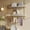 White Marble, variant on Pipe Shelf Industrial Floating Shelving 31" Kitchen Wall-Mounted Shelf with Towel Bar Hooks Coffee Bar Shelves Wine Hanging Display Rack Bookshelf Living Room Decor Bathroom-White Marble
