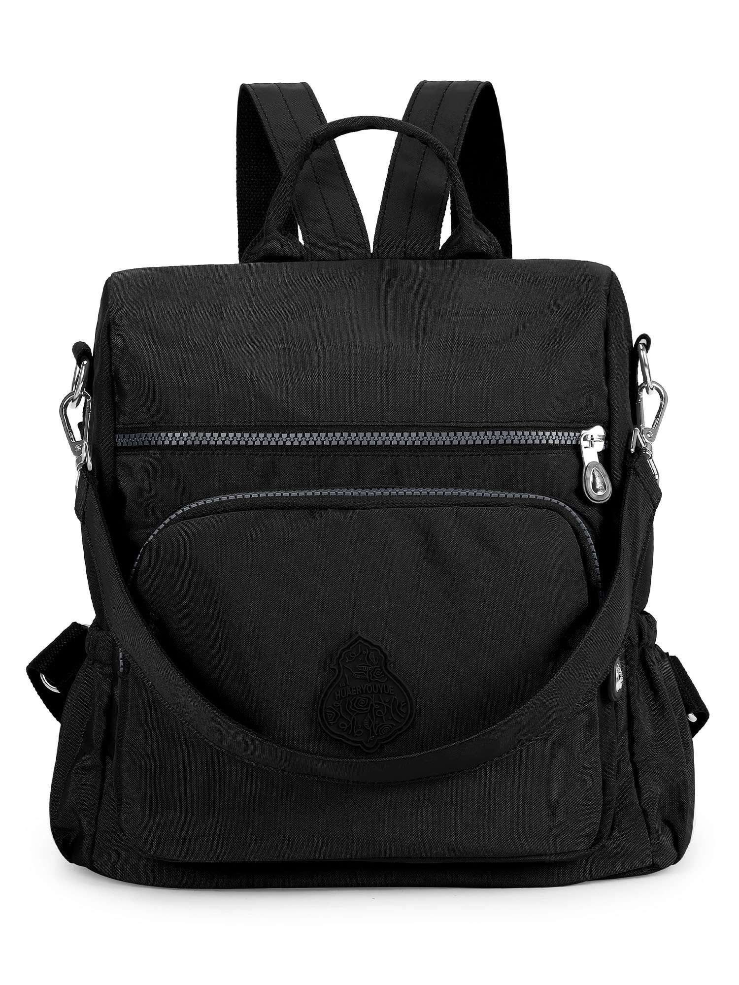 Steve Madden Black Nylon Backpack Mini Laptop Travel Utility Bag Steve Madden Large 20 main image 4