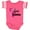 Football Pink and White, variant on Inktastic Breast Cancer Awareness I Support My Grammy with Pink Ribbon Boys or Girls Baby Bodysuit