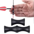 thumbnail image 2 of Bow String Finger Savers, Heavy Duty Archery Recurve Bow Finger Guard, String Fingers Roller Silicone,1 Set, 1.38x0.39" & 0.66x0.39", 2 of 7