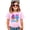 Pink Shirt, variant on 6 7 Neon Frosted Donut Shirt for Girls Cute Trendy Six Seven Pink & Blue Ice Cream Tee for Kids Black Shirt 3T