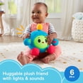 thumbnail image 4 of Fisher-Price FriendsWithYou Happy World Huggy Wuggy Bug, take-Along Soft Plush Toy with Lights, Music and Sounds for Infants and Toddlers Ages 6 Months and up, 4 of 6