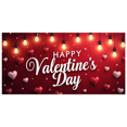 thumbnail image 1 of Valentine's Day Backdrop Romantic Roses Happy Valentine's Party Banner Love Decorations Photography Props Event Background, 1 of 4