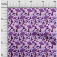 thumbnail image 2 of oneOone Cotton Poplin Purple Fabric Mushroom Sewing Craft Projects Fabric Prints By Yard 42 Inch Wide, 2 of 5