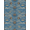Blue Beige, Pattern 10, variant on Design&I 8'x10' Washable Area Rug Fish Symmetrical Silhouetted Marine Faded Navigation Clownfish for King Size Bedroom, Under Bed, Sleek Flatweave Pet Friendly
