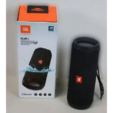 Refurbished JBL FLIP4BLK Flip 4 Waterproof Portable Bluetooth Speaker