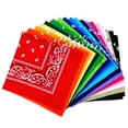 thumbnail image 5 of 1PC Purple Bandanas for Women Men Cotton Cowboy Western Paisley Pattern Fashion Bandana Bulk Head Wrap Scarf for Sports Headbands Handkerchief Square Scarves for Men Women, 5 of 5
