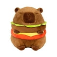 thumbnail image 1 of Carpincho de Peluche de Hamburguesa, Capibara de Juguete, Cojín para Sofá, Decoración Del Hogar Y El Coche, Figura de Capibara Suave Y Bonita para Niñ 20 centímetros, 1 of 8