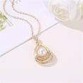 thumbnail image 3 of QIQUWOHUL Pearl Jewelry Set Freshwater Cultured Pearls Pendant Necklace Teardrop Pearl Dangling Earrings Cubic Zirconia Pearl Wedding Jewelry Set For Bridal Women Bridesmaids & Br, 3 of 8