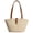Beige, variant on Straw Tote Bag for Women Woven Raffia Straw Purse, Boho Beach Bag with PU Handle Summer Vacation Resort Shoulder Bag