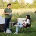 thumbnail image 6 of CORE Loveseat Double Outdoor Camping & Tailgate Chair, Mocha, 6 of 8
