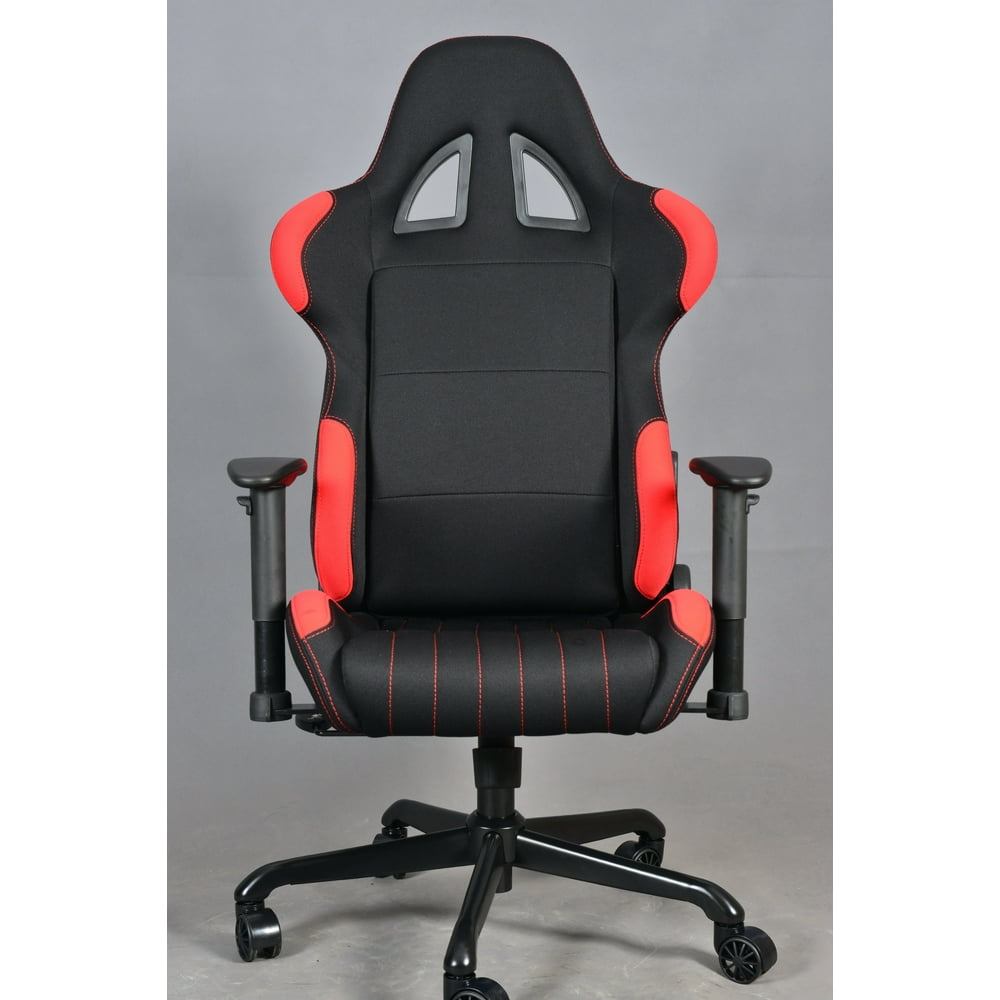 ViscoLogic® Series Boxter Gaming Racing Style Swivel Office Chair Black - Walmart.com - Walmart.com