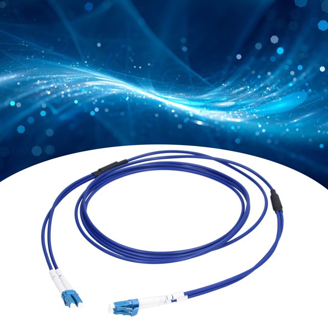 Optical Fiber Patch Cord, Armored Jumper Dual Core for Outdoor for Hazardous Areas 5meter