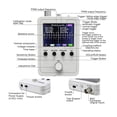 thumbnail image 3 of Digital Oscilloscope Kit 0-200KHz Bandwidth and 1M Sampling Rate with Power Supply and BNC-Clip Cable Probe ,Professional Designed, 3 of 7