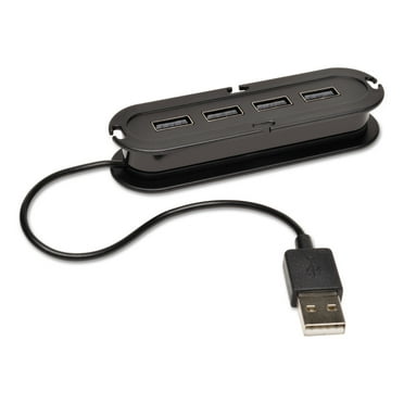 Tripp Lite U222-004-R 4 Ports USB 2.0 Ultra-Mini Compact Hub with Power Adapter - Black