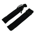thumbnail image 1 of 20 Pieces/Lot Velvet Drawstring Pen Bag Pouch Small Cloth Pencil Case For One Pen Storage Black Blue Gray Pink Red Color Gift Black, 1 of 8
