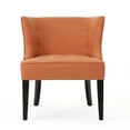 thumbnail image 2 of 28"L Accent Chair with Nailhead Trim,Modern Comfy Upholstered Reading Chairs for Bedroom,Living Room,Orange, 2 of 9