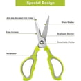 thumbnail image 5 of Kitchen Scissors All Purpose Shears, Heavy Duty Poultry Shears for Chicken Food Meat, Stylish Green, 5 of 6