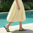 thumbnail image 6 of Womens Square Flip Flops, Patent Leather Flat Sandals with Memory Foam Insole, Non-Slip Lightweight Minimalist Open Toe Summer Vacation Dressy Beach Essentials Slippers, 6 of 7