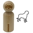 thumbnail image 1 of English Mastiff Dog Outline Rubber Stamp for Scrapbooking Crafting Stamping - Small 3/4 Inch, 1 of 7