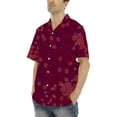 thumbnail image 4 of Camisas s Para Hombre De Vestir Camisas estampadas para hombre, camisas de playa con botones de manga corta para hombre (Pink, L), 4 of 7