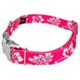 thumbnail image 3 of Country Brook Petz® Premium Pink Hawaiian Dog Collar and Leash, Medium, 3 of 6