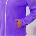 thumbnail image 7 of Goodtrade8 Jackets for Women Winter Zip up Warm Fleece Jacket Long Sleeve Solid Color Casual High Neck Women Tops, 7 of 7