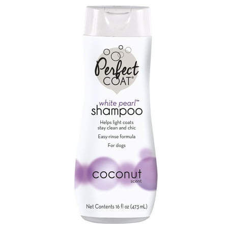 Perfect coat white pearl coconut scented dog shampoo, 16-oz (Best Selling Dog Shampoo)