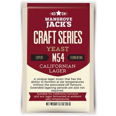 Mangrove Jack M54 California Lager Dry Yeast (Best Dry Lager Yeast)