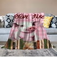 thumbnail image 2 of ARISTURING Ultra Soft Light Weight Just A Girl Who Loves Pigs Throw Blanket Air Conditioning Blanket for Bed Couch Sofa Living Room Picnic, 2 of 6
